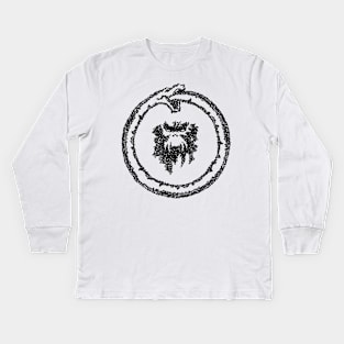 12 Monkeys Ouroboros Black Kids Long Sleeve T-Shirt